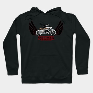 winged Cafe Racer Soul Mover with type Hoodie